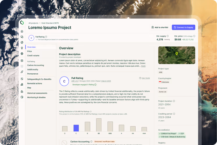 Sylvera Carbon Data Platform image 1